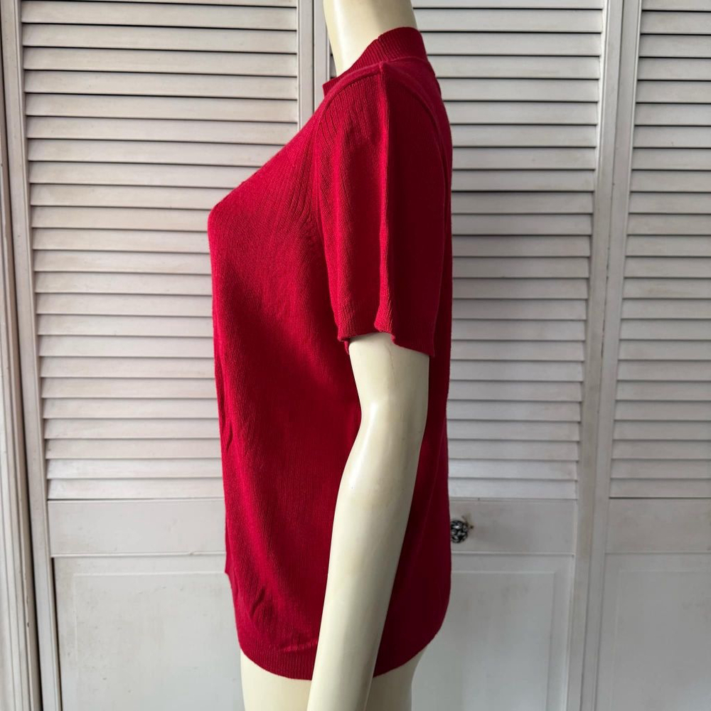 Women's Villager Red Short Sleeve Top Size XL - Picture 2 of 7